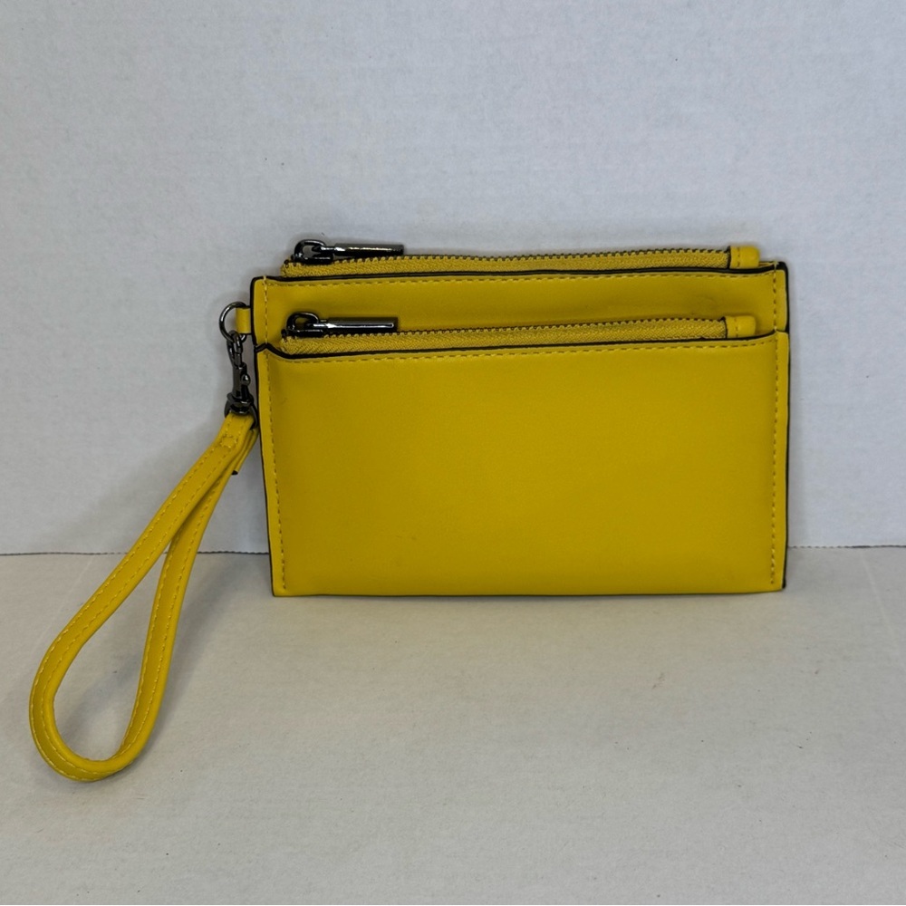 A New Day Sunny Yellow Wristlet Clutch